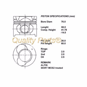 Kit pistoni compl. std