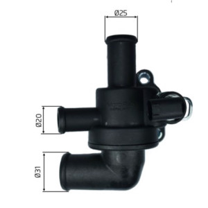 Valvola termostatica completa 91°
