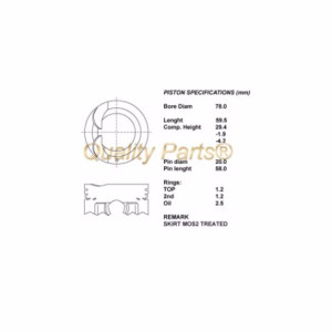 Kit pistoni completi std  