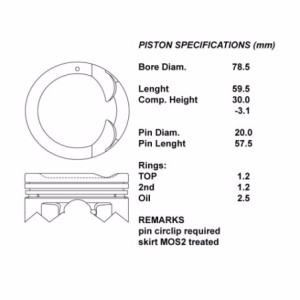 Kit pistoni compl. 050
