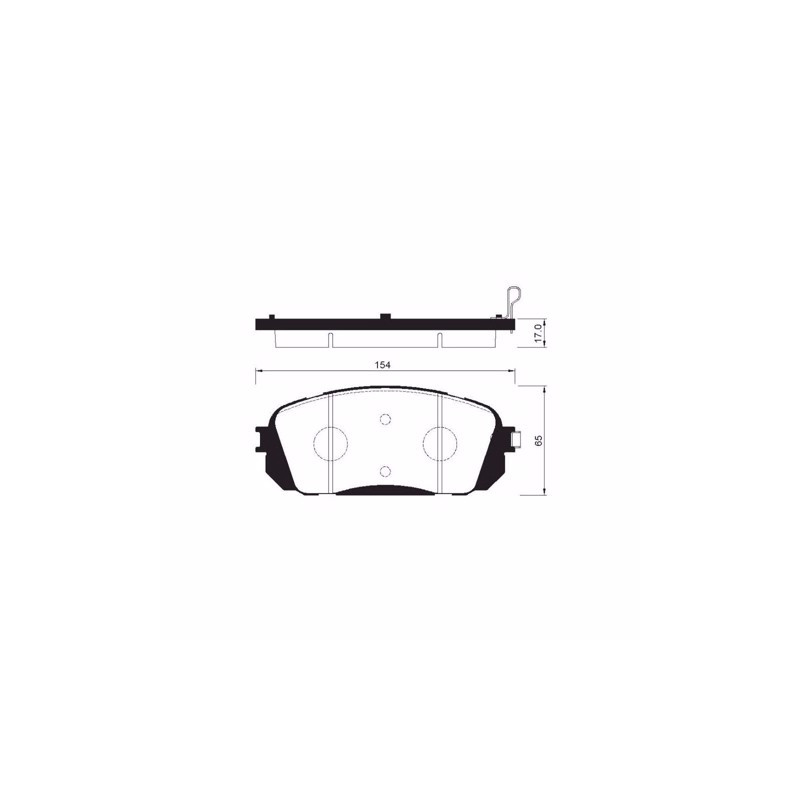 Serie pastiglie freno ant.  