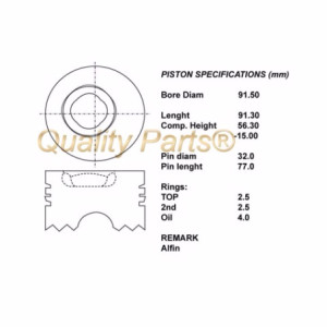 Kit pist. mot.compl +050