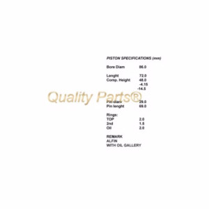 Kit pistoni motore rav4/avensis/corolla 2adfhv