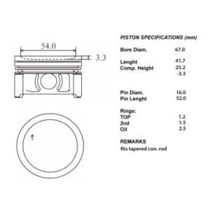 100-00109.jpg Kit pistoni motore completi 050 spø16 0.7