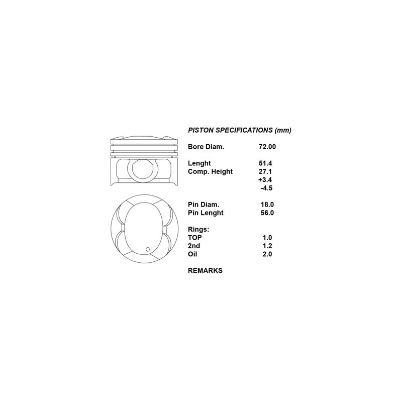 100-00116.jpg Kit pistoni motore completi std cam. ° 1.0 132930