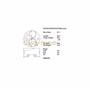 Kit pistoni std pajero 044/144