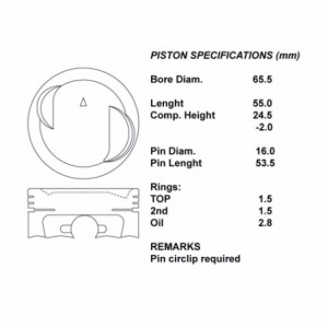Serie pistoni motore std