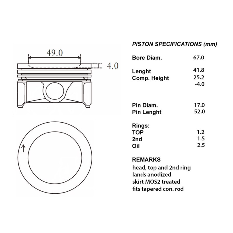 S/pist(3) mot.compl 0.50 sp17 seeger smart 700