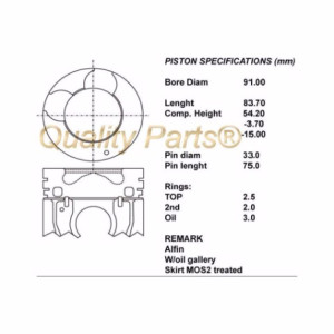 Kit pistoni compl. std  