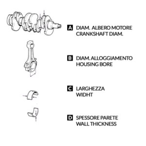 Kit bronz.biella std lj70 - 90 ø 53