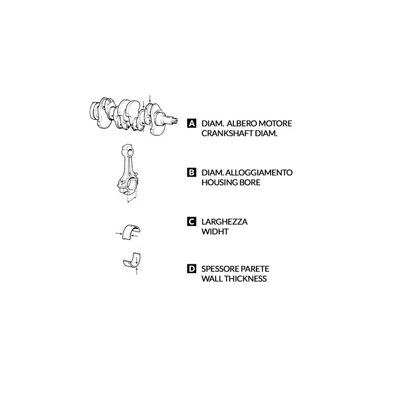 Kit bronz. biella std ø 53